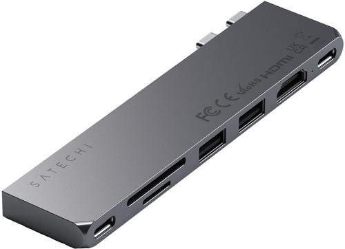 Satechi Adaptateur USB-C Thunderbolt USB-C 4K Ethernet Gris