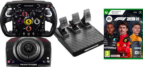 Thrustmaster TS-XW Servo + Ferrari F1 Add-On + T-3PM Pedalen + F1 23 Xbox Series X and Xbox One Main Image