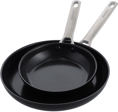 GreenPan Padova Frying Pan Set 20cm + 28cm Reserve Black Main Image