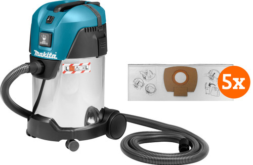 Makita VC3011L + stofzuigerzakken (5x) Main Image