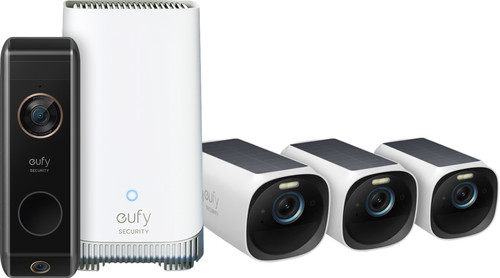 EufyCam 3 3-pack + Video Doorbell Dual 2 Pro Main Image