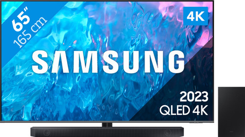 Samsung QLED 65Q74C (2023) + Soundbar Main Image