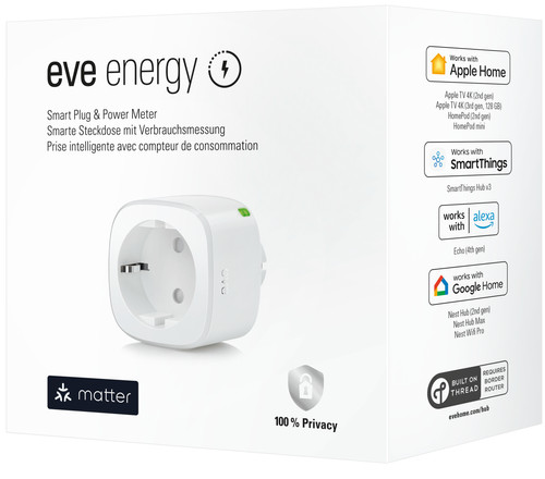Prise connectée Eve Energy (Matter) – Lot de 2 - Apple (FR)