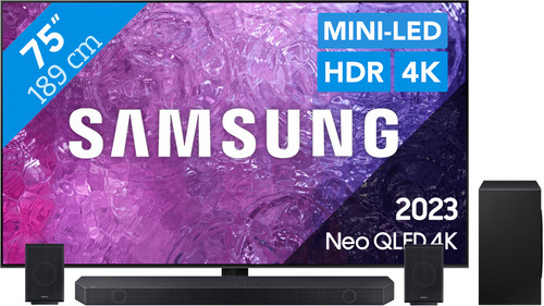 Samsung Neo QLED 75QN90C (2023) + Barre de Son Main Image