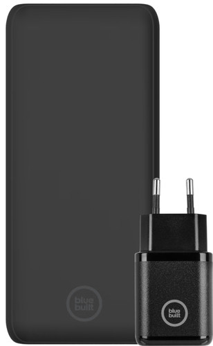 BlueBuilt Power Bank with Fast Charging 20,000mAh + Charger 30W Black Main Image