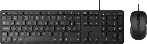 BlueBuilt Wired Keyboard AZERTY + BlueBuilt Filum Wired Mouse Main Image