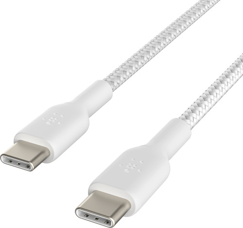 Belkin USB-C to USB-C Cable 1m Nylon White Main Image