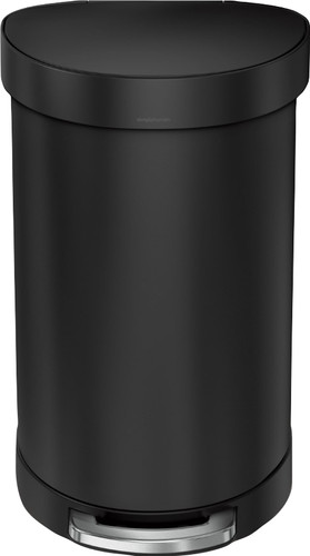 Simplehuman Trash Can Liner Pocket Semi Round 45L Black Main Image