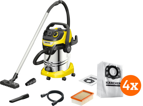 Karcher WD 6 P S V-30/6/22/T EU III (BE) + stofzuigerzakken (4x) Main Image