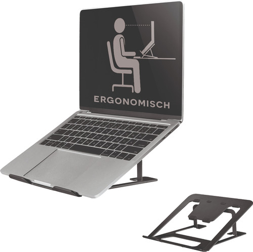 Neomounts NSLS085BLACK Foldable Laptop Stand Black Main Image