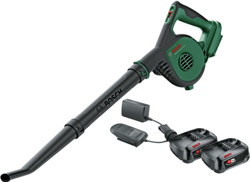 Bosch Universal LeafBlower 18V-130 + Kit de Démarrage 2 x Batterie 18 V (2,5 Ah) Main Image