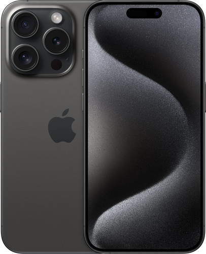 Refurbished iPhone 15 Pro 256GB Black Titanium (Zo goed als nieuw) Main Image