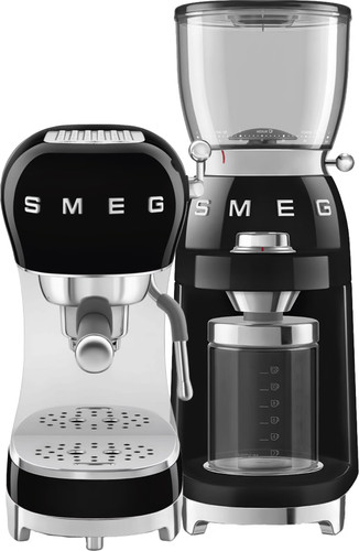 SMEG ECF02BLEU Black + Coffee Grinder Main Image