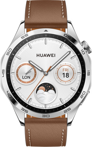 Huawei Watch GT 4 Argent/Brun 46 mm Main Image