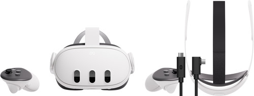Meta Quest 3 512GB + Elite Strap + Link Cable - Coolblue - Before 23:59 ...
