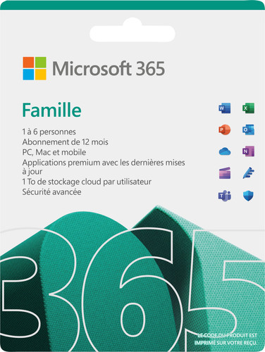 Microsoft Office 365 Family Subscription 1 Year FR Main Image