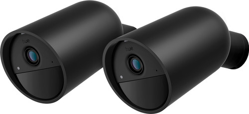 Philips Hue Secure Security Camera with Battery Black 2-pack Main Image