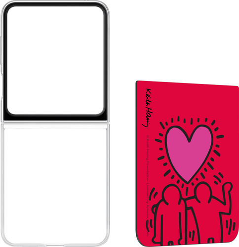 Samsung Galaxy Z Flip 5 FlipSuit Keith Haring Love Back Cover ...