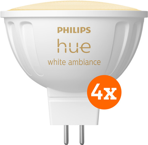 Philips Hue spot White Ambiance MR16 4-pack Main Image