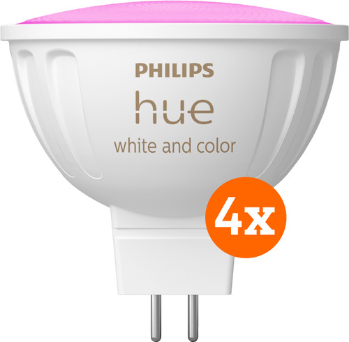 Philips Hue spot White and Color MR16 4-pack Main Image