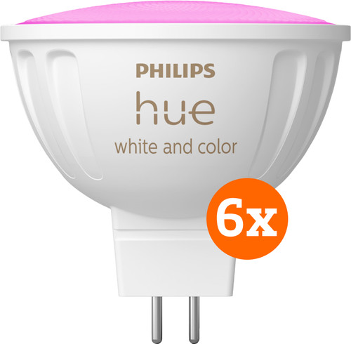 Philips Hue Spot White and Color MR16 6-pack Main Image