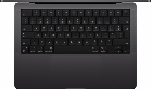 Second Chance Apple MacBook Pro 14 inches (2023) M3 Pro (12-core CPU/18-core GPU) 36GB/1TB Space Black AZERTY top