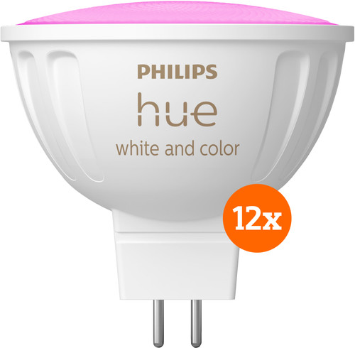 Philips Hue Spot White and Color MR16 Lot de 12 Main Image