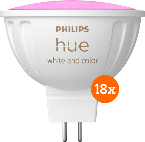 Philips Hue spot White and Color MR16 18-pack Main Image