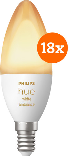 Philips Hue White Ambiance E14 Lot de 18 Main Image