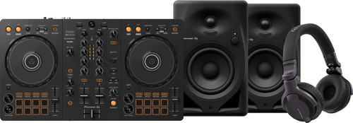 Pioneer DJ DDJ-FLX4 + Pioneer DJ HDJ-CUE1 + Pioneer DJ DM-40 Main Image