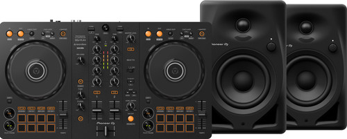 Pioneer DJ DDJ-FLX4 + Pioneer DJ DM-40D Noir Main Image