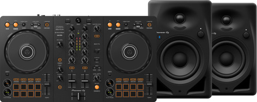 Pioneer DJ DDJ-FLX4 + Pioneer DJ DM-40D-BT Noir Main Image