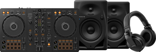 Pioneer DJ DDJ-FLX4 + Pioneer DJ HDJ-X5 Noir + Pioneer DJ DM-50D-BT Noir Main Image