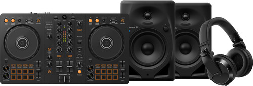 Pioneer DJ DDJ-FLX4 + Pioneer DJ HDJ-X7 Black + Pioneer DJ DM-50D-BT Black Main Image