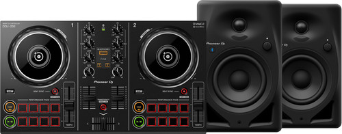 Pioneer DJ DDJ-200 + Pioneer DJ DM-40D-BT Zwart Main Image