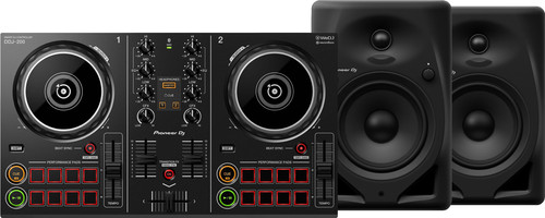 Pioneer DJ DDJ-200 + Pioneer DJ DM-50D-BT Noir Main Image