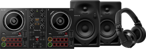 Pioneer DJ DDJ-200 + Pioneer DJ HDJ-X7 Noir + Pioneer DJ DM-40D Noir Main Image