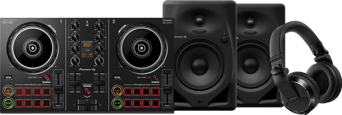 Pioneer DJ DDJ-200 + Pioneer DJ HDJ-X7 Black + Pioneer DJ DM-50D Black Main Image