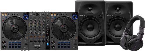 Pioneer DJ DDJ-FLX6 + Pioneer DJ HDJ-CUE1 + Pioneer DJ DM-50D Noir Main Image