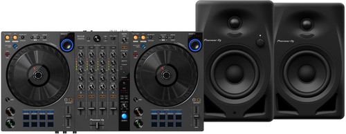 Pioneer DJ DDJ-FLX6 + Pioneer DJ DM-40D Noir Main Image