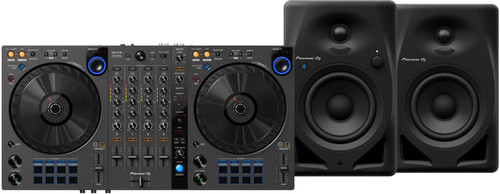 Pioneer DJ DDJ-FLX6 + Pioneer DJ DM-40D-BT Zwart Main Image