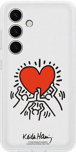 Samsung Galaxy S24 Keith Haring Suit Back Cover Transparant Main Image