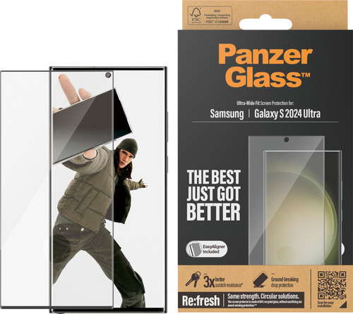 PanzerGlass Ultra-Wide Fit Samsung Galaxy S24 Ultra Screen