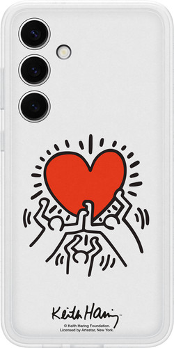 Samsung Galaxy S24 Plus Keith Haring Suit Back Cover Transparant Main Image