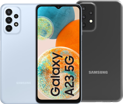 Samsung Galaxy A23 64GB Blauw 5G + BlueBuilt Samsung Galaxy Main Image