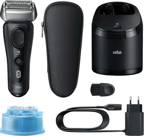 Braun Series 8 8560cc Zwart - Coolblue - Voor 23.59u, morgen in huis