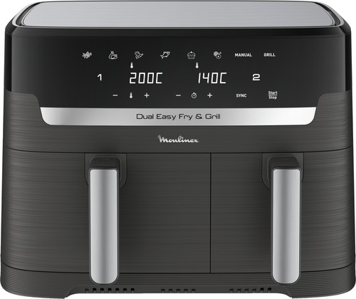 Moulinex Dual Easy Fry & Grill - Coolblue - Voor 23.59u, morgen in huis