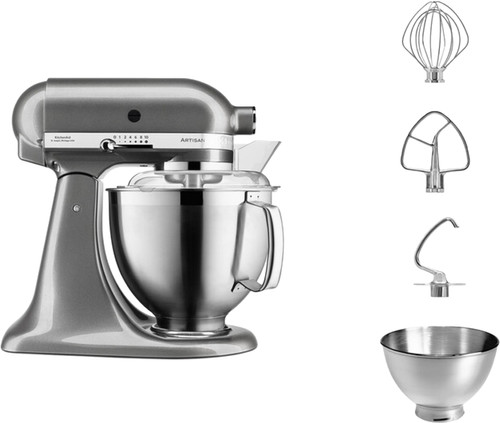 KitchenAid 5KSM185PSEMS Gris Étain Main Image