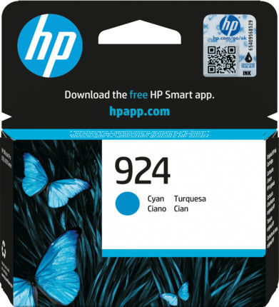 HP 924 Cartouche Cyan Main Image