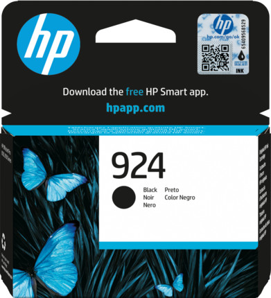 HP 924 Cartridge Zwart Main Image